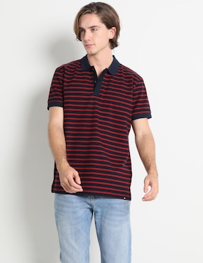 Playera Tipo Polo Tommy Jeans Para Hombre