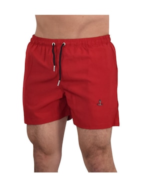 Traje de baño John Leopard con bolsillos para hombre