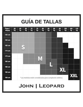Traje de baño John Leopard con bolsillos para hombre