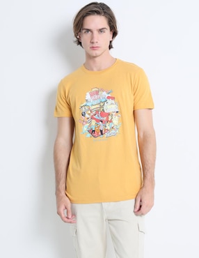 Playera Friends Cuello Redondo Para Hombre