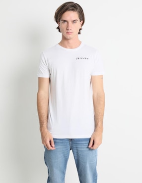 Playera Friends Cuello Redondo Para Hombre