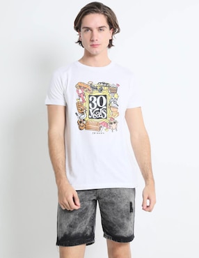 Playera Friends Cuello Redondo Para Hombre