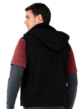 Chaleco Roosevelt capucha desmontable para hombre