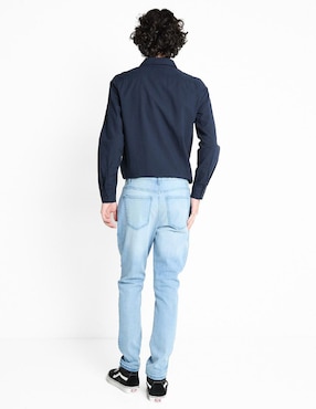 Jeans straight That's It deslavado para hombre