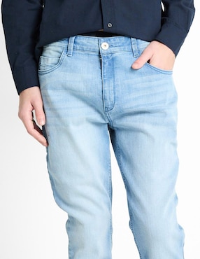 Jeans straight That's It deslavado para hombre