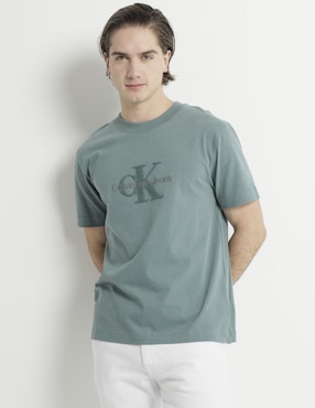 Playera Calvin Klein Cuello Redondo Para Hombre