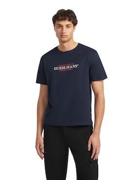 Playera GUESS Jeans Cuello Redondo Para Hombre