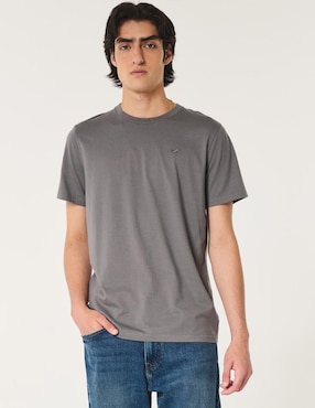 Playera Hollister Cuello Redondo Para Hombre