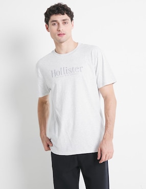 Playera Hollister Cuello Redondo Para Hombre