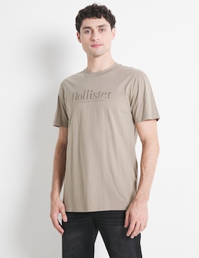 Playera Hollister Cuello Redondo Para Hombre