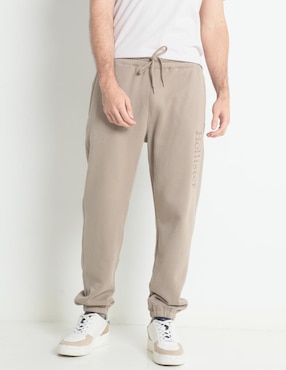 Jogger Regular Hollister Estampado Logo Con Bolsillos Para Hombre