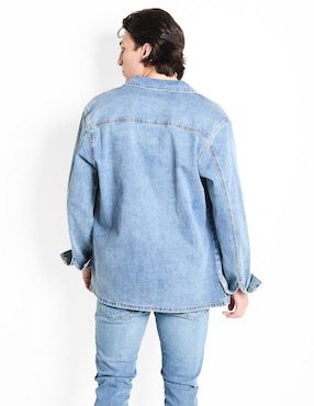 Sobrecamisa casual That's It de algodón manga larga para hombre