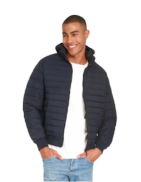 Chamarra casual Thats Hot capucha desmontable para hombre