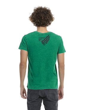 Playera Buffalo Jeans David Bitton cuello redondo para hombre