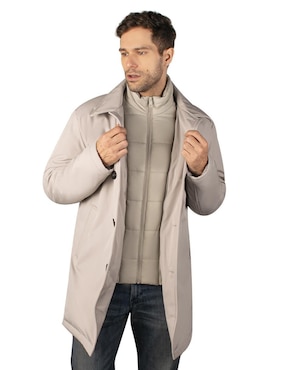 Gabardina Larga Greenlander Para Hombre