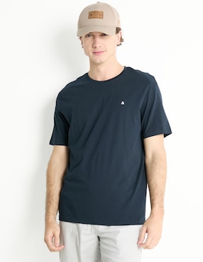 Playera Jack & Jones Cuello Redondo Para Hombre