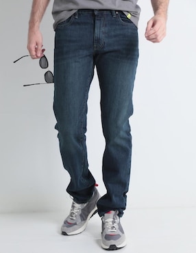 Jeans Slim That's It Lavado Obscuro Para Hombre