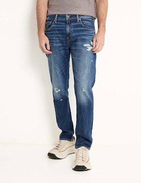 Jeans Slim American Eagle Lavado Stone Wash Para Hombre