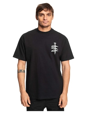 Playera Quiksilver Screw Loose SS Cuello Redondo Para Hombre