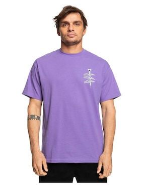 Playera Quiksilver Screw Loose SS Cuello Redondo Para Hombre