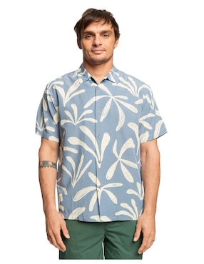 Camisa Casual Quiksilver Manga Corta Para Hombre