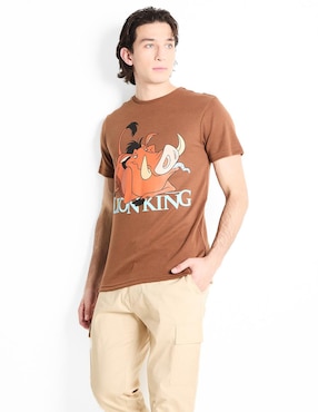 Playera Timón Y Pumba Cuello Redondo Para Hombre