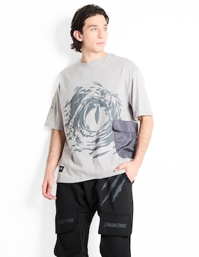 Playera Univrs Jurassic Park Cuello Redondo Para Hombre