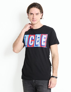 Playera Icce Cuello Redondo Para Hombre