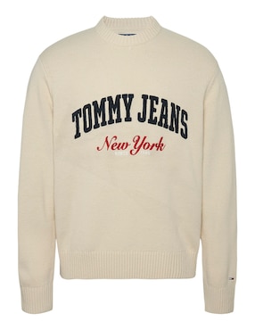 Suéter Tommy Jeans Cuello Redondo Para Hombre