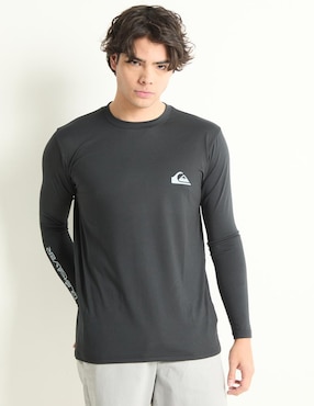 Rashguard Quiksilver Estampado Logo Para Hombre