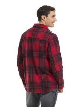 Camisa casual  Buffalo jeans David Bitton de algodón manga larga para hombre