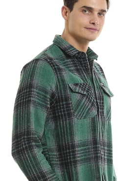 Camisa casual  Buffalo Jeans David Bitton de algodón manga larga para hombre