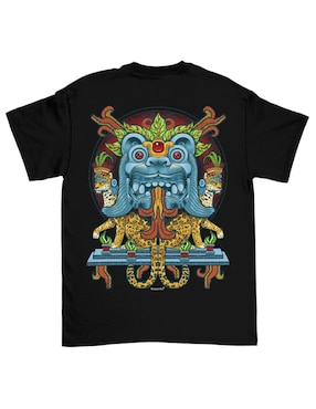 Playera Karani-Art santuario balam cuello redondo para hombre