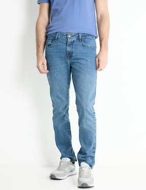 Jeans Slim That's It Lavado Medio Para Hombre