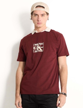 Playera Calvin Klein Cuello Redondo Para Hombre