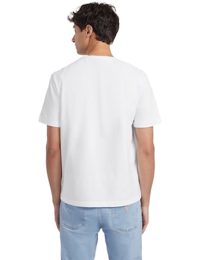 Playera guess jeans cuello redondo para hombre