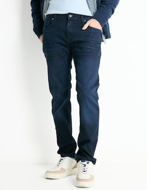 Jeans Slim That's It Deslavado Para Hombre