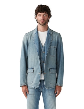 Chamarra Denim Levi's De Algodón Para Hombre