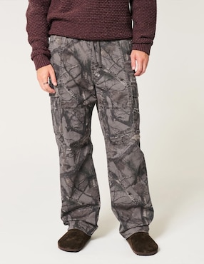 Pantalón Baggy Hollister De Algodón Para Hombre