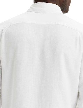 Camisa casual Levi's manga larga de lino para hombre