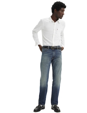 Camisa casual Levi's manga larga de lino para hombre