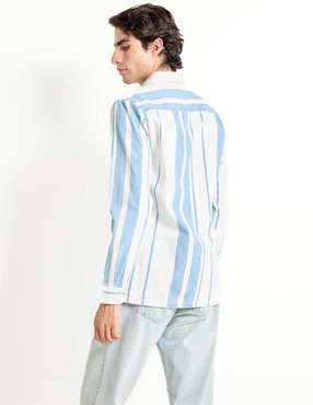 Camisa casual That's It de algodón manga larga para hombre