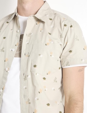 Camisa casual That's It de algodón manga corta para hombre