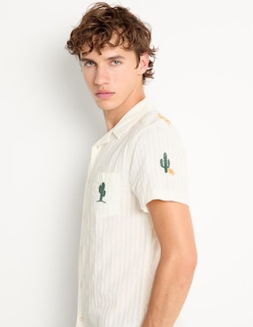 Camisa casual That's It de algodón manga corta para hombre