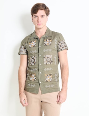 Camisa casual That's It de algodón manga corta para hombre