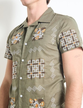 Camisa casual That's It de algodón manga corta para hombre
