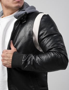 Chamarra casual Moderno de poliéster con capucha para hombre