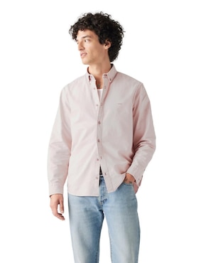 Camisa Casual Levi's De Algodón Manga Larga Para Hombre