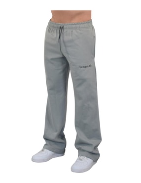 Jogger amplio John Leopard estampado logo con bolsillos para hombre