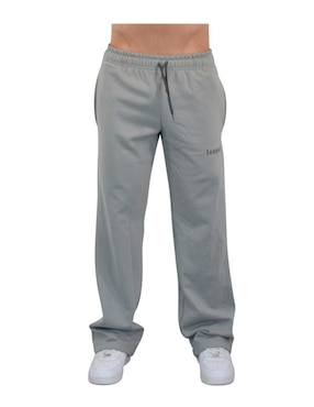 Jogger amplio John Leopard estampado logo con bolsillos para hombre